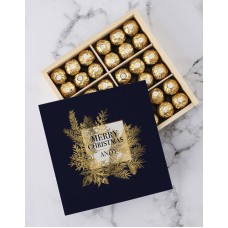 Personalised Merry Ferrero Chocolate Box (STANDARD)
