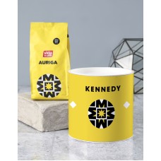 Personalised Name Yellow Coffee Tube (Standard)