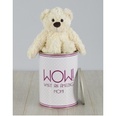 Personalised Amazing Mom Teddy Tin (Standard)