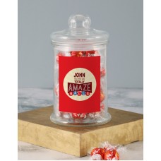 Personalised Amaze Balls Candy Jar (LINDT LARGE)