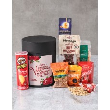 Personalised Valentines Day Snack Hat Box