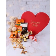Personalised Love Heart Valentines Box