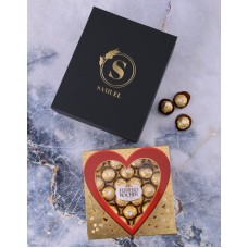 Personalised Ferrero Gold Name Heart Box (STANDARD)