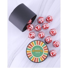 Personalised Happy Mothers Day Love Hat Box (12PC)