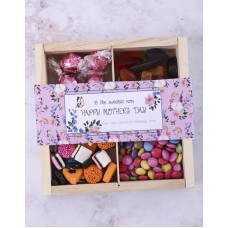 Personalised Floral Mothers Day Sweet Tray (4PC)