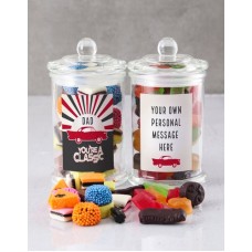 Personalised Classic Dad Sweetie Jar (2PC SET)