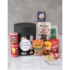 Personalised Mothers Day Floral Snack Hatbox