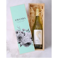 Personalised Sophie Bloom Wine Crate (SINGLE)