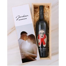 Personalised Carrol Boyes Photo Wine Crate (MERLOT)