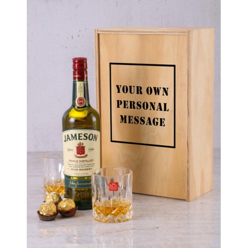 Personalised Note Whisky Crate (STANDARD)