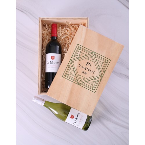 Personalised Aztec Wine Crate (WINE DUO)