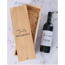 Personalised Signature Wine Crate