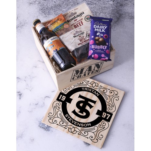 Personalised Sophisticated Man Crate (WHISKY)