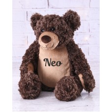 Personalised Cool Brown Teddy (BALLOON)
