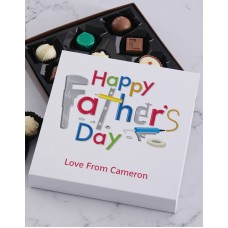 Personalised Fathers Day Tools Choc Tray
