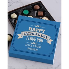 Personalised Father I Love You Choc Tray