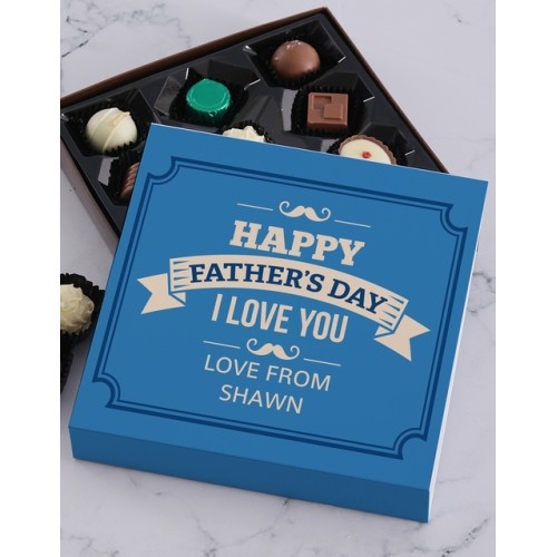 Personalised Father I Love You Choc Tray