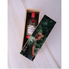 Personalised Photo Sublimated Spirits Crate (Tanqueray)