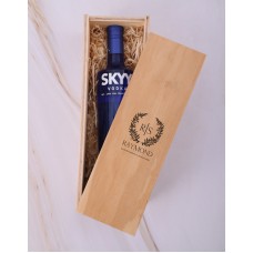 Personalised Nice Engraved Wreath Crate (Skyy)