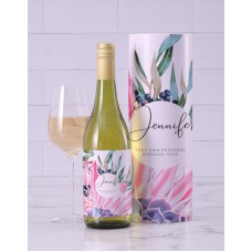 Personalised Protea Sophie Sauv Blanc Wine (STANDARD)