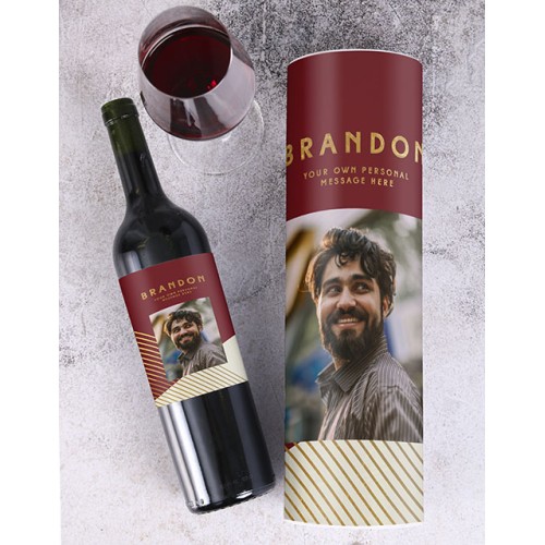 Personalised Maroon Sophie La Rouge Wine (STANDARD)