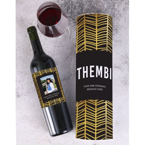 Personalised Gold Sophie La Rouge Wine (STANDARD)