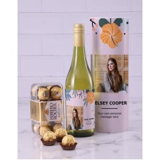 Personalised Photo Sophie Sauv Blanc Wine (STANDARD)