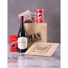 Personalised Man Crate With Message (LARGE)