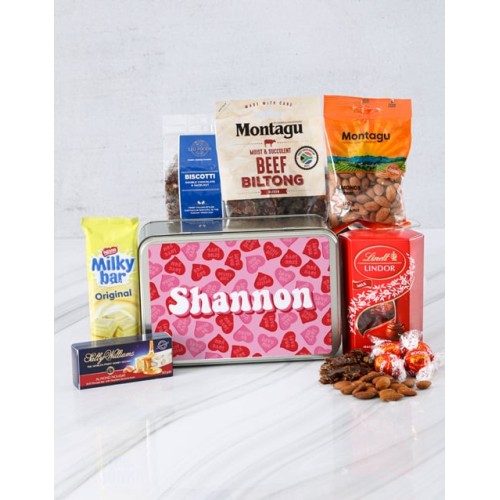 Personalised Love Bite Snack Tin (STANDARD)