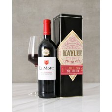 Personalised Love You Wine Tin (LA MOTTE)