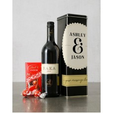 Personalised Couple Wine Tin (LA MOTTE)