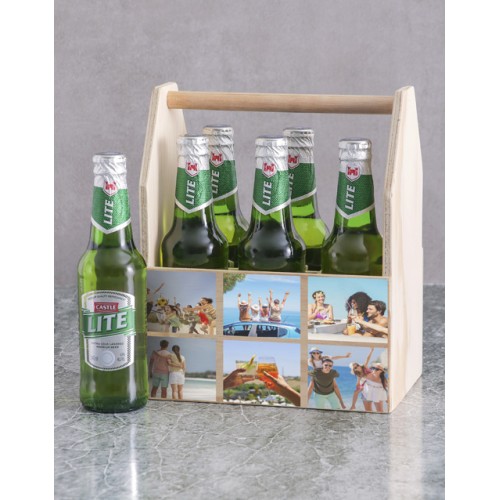 Personalised Snapshot Beer Crate (MEDIUM)