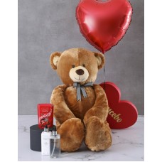 Personalised 1M Large Plush Teddy Hamper