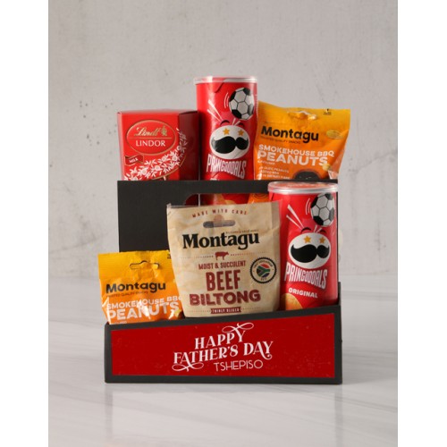 Personalised Happy Fathers Day Snack Crate (SNACKS)