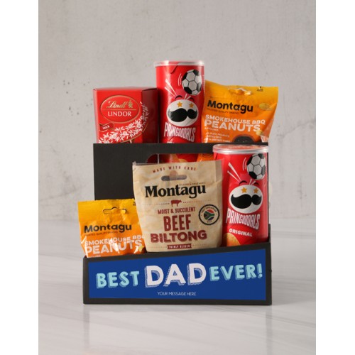 Personalised Best Dad Gourmet Snack Crate (SNACKS)