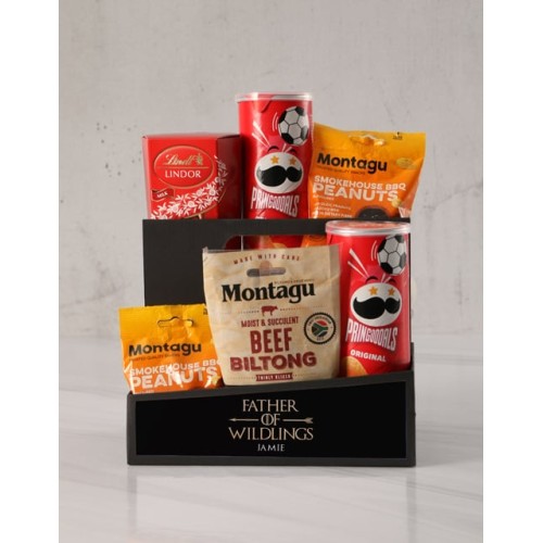 Personalised Father Of Wildlings Snack Crate (SNACKS)