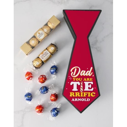 Personalised Tierrific Chocolate Tie Box (STANDARD)