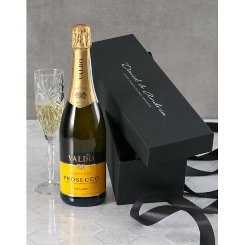 Personalised Valdo Couple Bubbly Box (STANDARD)