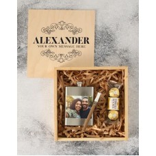 Personalised Own Message Cigar Crate (STANDARD)
