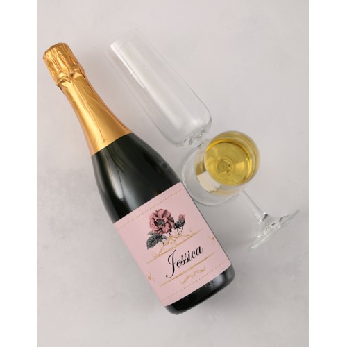Personalised Floral Name Wine Box (STANDARD)