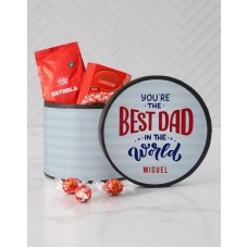 Personalised Best Dad Chocs And Coffee Box (STANDARD)