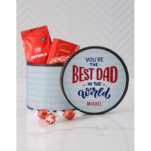 Personalised Best Dad Chocs And Coffee Box (STANDARD)