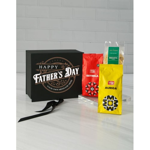 Personalised Fathers Day Coffee Hamper (MEDIUM)