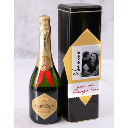Personalised Photo Bubbly Tin (SPARKLING)