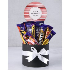 Personalised Cadbury Stripe Message Box (STANDARD)