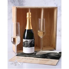 Personalised Message Bubbly Crate