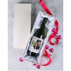 Personalised Lady Photo Sauvignon