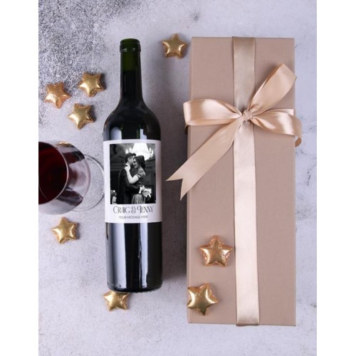 Personalised Photo Of Us Merlot (STANDARD)