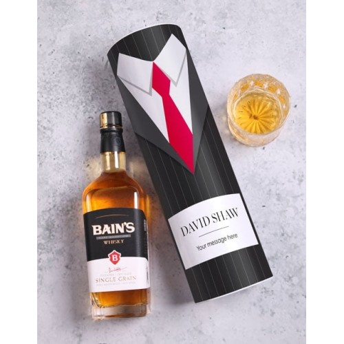 Personalised Bains Bowtie Tin