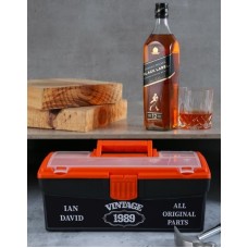 Personalised Vintage Spirits Toolbox